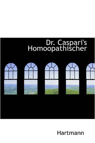 Cover for Hartmann · Dr. Caspari's Homoopathischer (Paperback Book) (2008)