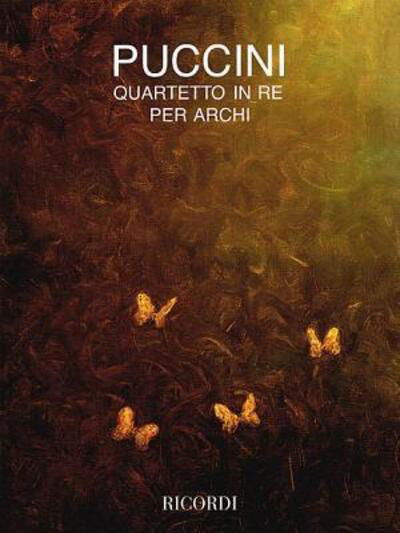 String Quartet in D - Giacomo Puccini - Books - Ricordi - 9780634033841 - August 1, 2001