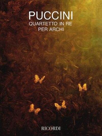 Cover for Giacomo Puccini · String Quartet in D (Paperback Book) (2001)