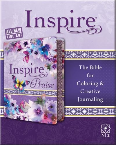 Cover for Tyndale · NLT Inspire PRAISE Bible Feminine Deluxe (Læderbog) (2017)