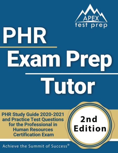 Cover for Apex Test Prep · PHR Exam Prep Tutor (Paperback Book) (2020)