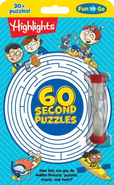 Cover for Highlights · 60–Second Puzzles (Hardcover Book) (2019)