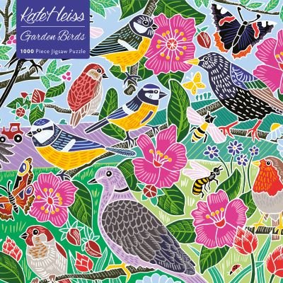 Adult Jigsaw Puzzle: Kate Heiss: Garden Birds: 1000-piece Jigsaw Puzzles - 1000-piece Jigsaw Puzzles -  - Brætspil - Flame Tree Publishing - 9781804172841 - 22. november 2022