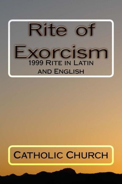 Cover for Catholic Church · Rite of Exorcism (Paperback Book) (2017)