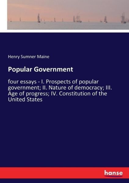 Cover for Maine · Popular Government (Book) (2018)