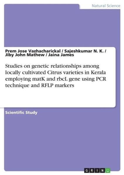 Cover for Vazhacharickal · Studies on genetic relat (Bok) (2017)