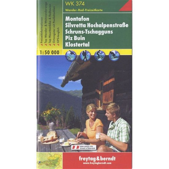 Cover for Freytag-berndt Und Artaria Kg · Freytag Berndt Wanderkt.WK0374 Montafon (Book)
