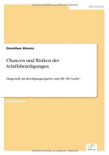 Cover for Ahrens · Chancen und Risiken der Schiffsb (Book) [German edition] (2002)