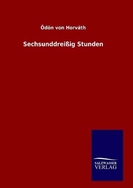 Sechsunddreissig Stunden - Odon Von Horvath - Bøger - Salzwasser-Verlag Gmbh - 9783846086841 - 11. september 2015