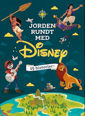 Cover for Disney · Jorden rundt med Disney (Innbunden bok) [1. utgave] (2024)