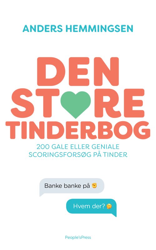 Cover for Anders Hemmingsen · Den store Tinderbog (Sewn Spine Book) [1.º edición] (2017)