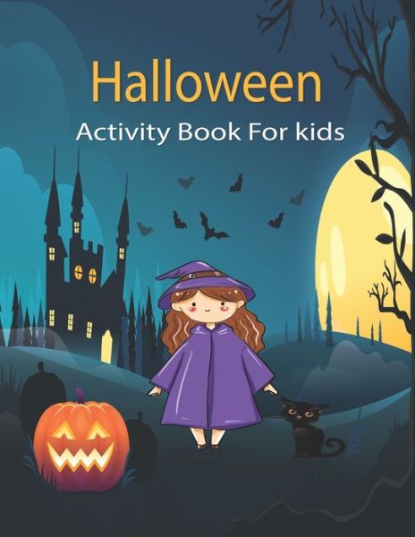 Cover for Magical Books · Halloween Activity Book For kids (Paperback Book) (2020)