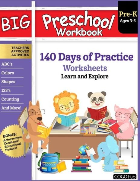 Big Preschool Workbook - Gogo Hub - Bøger - Independently Published - 9798692119841 - 7. oktober 2020