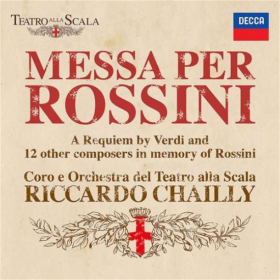 Messa Per Rossini - Riccardo Chailly - Musik - DECCA - 0028948340842 - 21. Dezember 2018