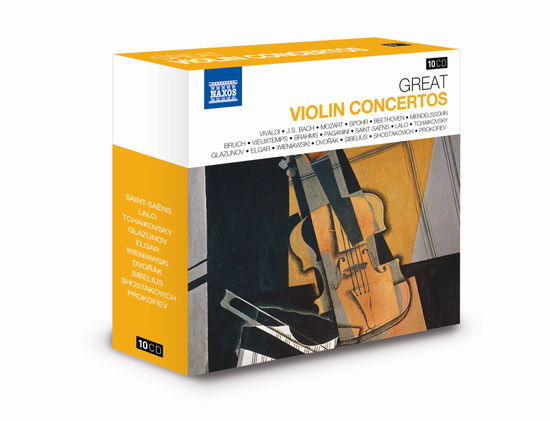 Great Violin Concertos - Various Composers - Musik - NAXOS REGULAR - 0730099105842 - 7 maj 2012