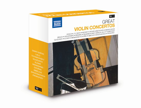 Great Violin Concertos - Various Composers - Musik - NAXOS REGULAR - 0730099105842 - 7. maj 2012