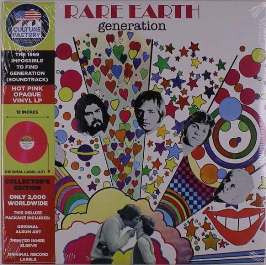 Cover for Rare Earth · Generation (Pink Vinyl) (LP) [Limited edition] (2020)