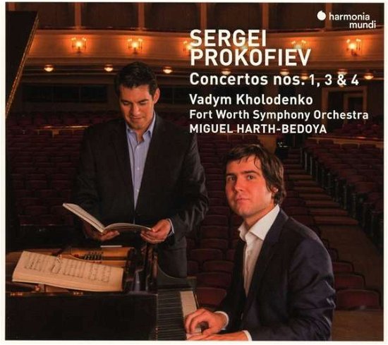 Cover for Fort Worth Symphony Orchestra / Miguel Harth-bedoya / Vadym Kholodenko · Prokofiev: Piano Concertos No.1. 3 &amp; 4 (CD) (2019)