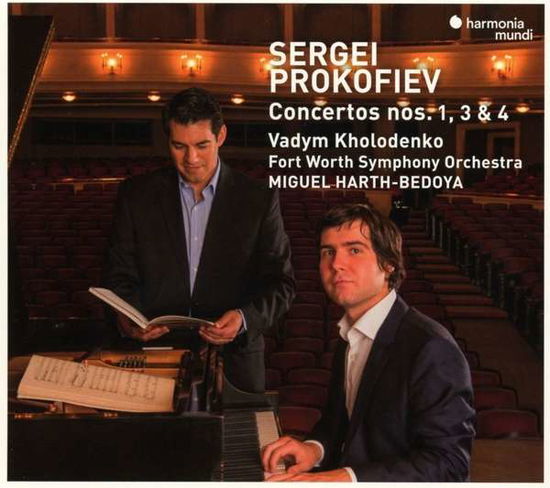 Cover for Fort Worth Symphony Orchestra / Miguel Harth-bedoya / Vadym Kholodenko · Prokofiev: Piano Concertos No.1. 3 &amp; 4 (CD) (2019)