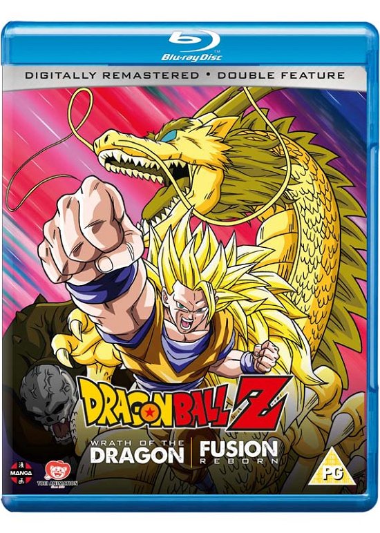 Cover for Dragon Ball Z: Movie Collection Six - Fusion Reborn / Wrath of the Dragon · Dragon Ball Z Movie Collection 6 - Fusion Reborn / Wrath of the Dragon (Blu-ray) (2018)