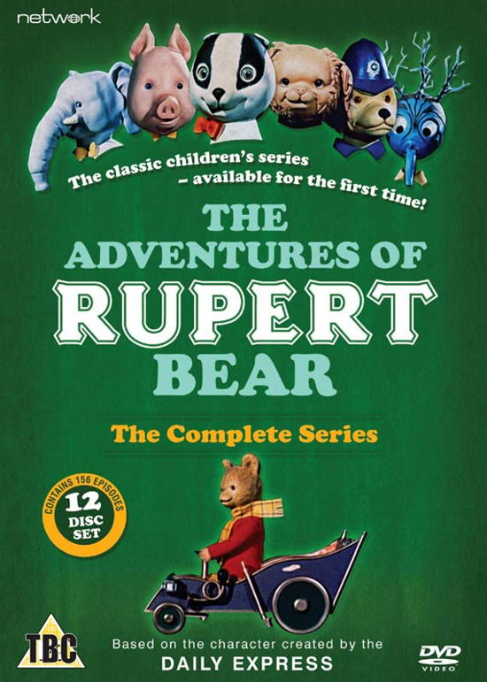 Cover for The Adventures of Rupert Bear · The Adventures Of Rupert Bear - The Complete Series (DVD) (2017)