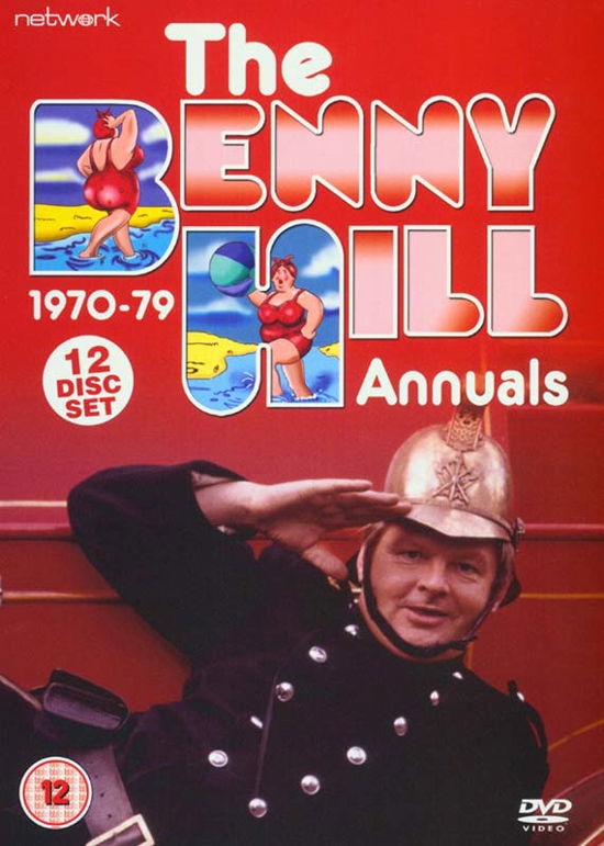 Cover for Benny Hill The Benny Hill Annuals 19701979 Repackage · Benny Hill - The Benny Hill Annuals 1970 to 1979 (DVD) [Repackaged] (2021)
