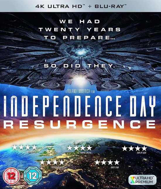 Cover for Independence Day - Resurgence · Independence Day Resurgence (Blu-ray) (2016)