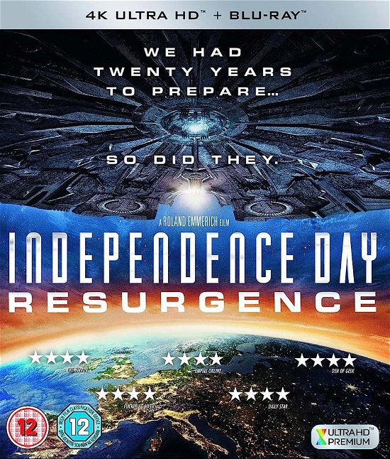 Cover for Independence Day - Resurgence (4K UHD Blu-ray) (2016)