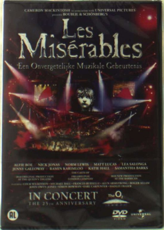 Cover for Les miserables · Les MisÃ©rables in Concert: The 25th Anniversary (DVD) (2011)