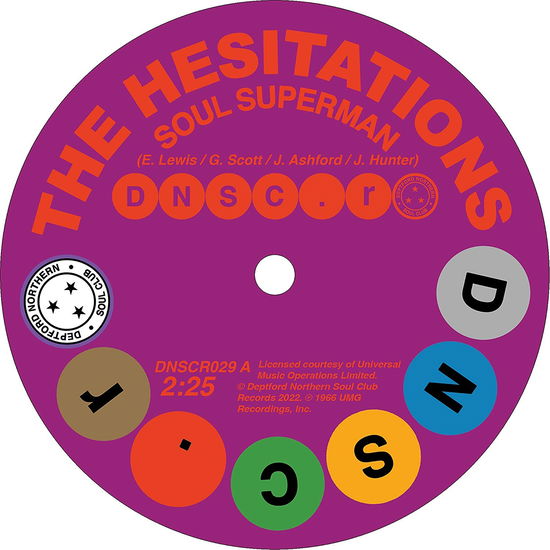 Soul Superman / Ain't No Love In The Heart Of The City - Hesitations & Bobby Blue Bland - Music - DEPTFORD NORTHERN SOUL CLUB RECORDS - 5051083176842 - May 27, 2022