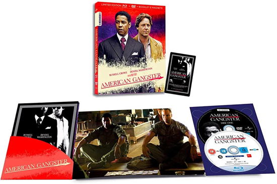 American Gangster (Blu-ray+dvd) - Jay-z,rza,armand Assante,josh Brolin,russell Crowe,cuba Gooding Jr.,carla Gugino,john Hawkes,ted Levine,john Ortiz,marc Streitenfeld,denzel Washington - Filmes - UNIVERSAL PICTURES - 5053083215842 - 28 de maio de 2020