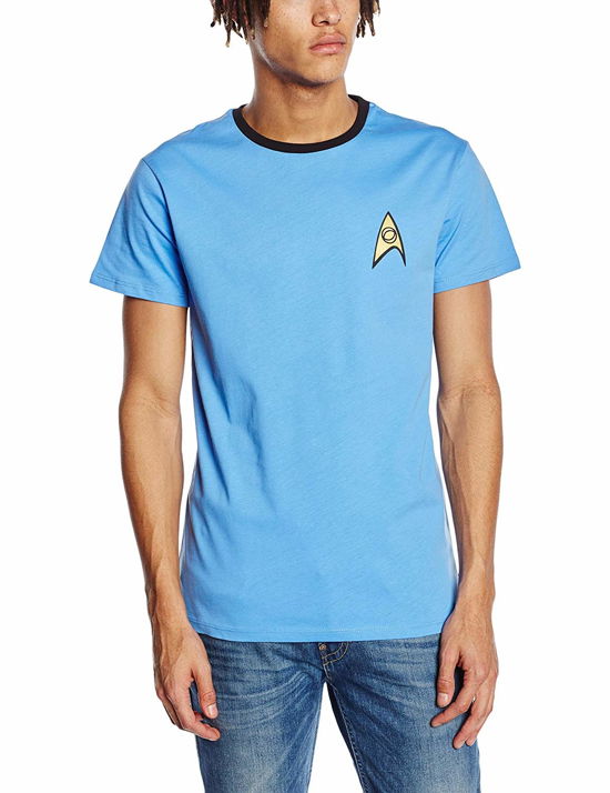 Cover for Star Trek · Spock Uniform T-shirt - Blue (MERCH)