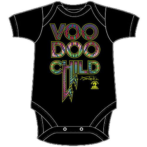 Cover for The Jimi Hendrix Experience · Jimi Hendrix Kids Baby Grow: Voodoo Child (12-18 Months) (CLOTHES) [size 1-2yrs] [Black - Kids edition] (2021)