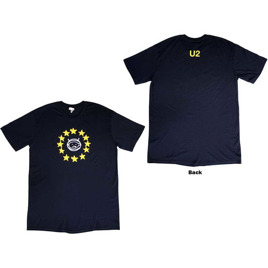 U2 Unisex T-Shirt: EU Stars 2018 (Ex-Tour) - U2 - Merchandise -  - 5056561002842 - 