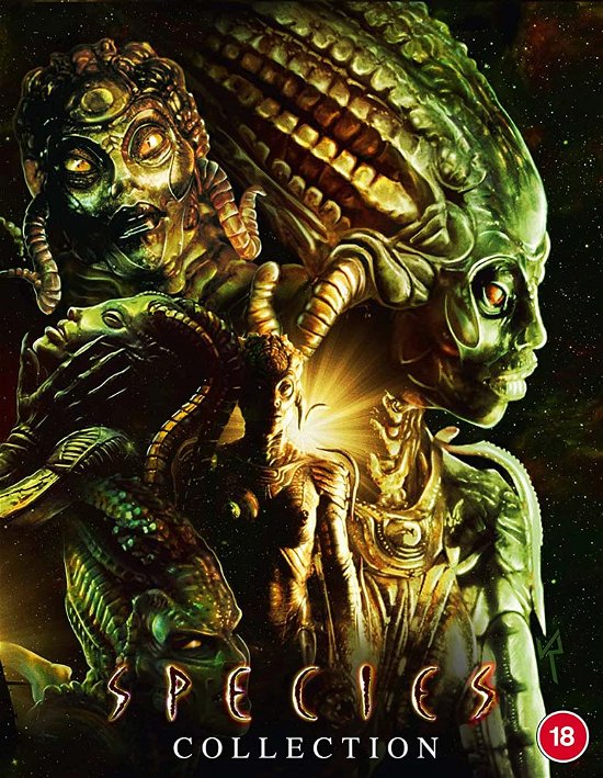 Cover for Species 1  4 Collection BD · Species 1-4 Collection (Blu-ray) (2023)
