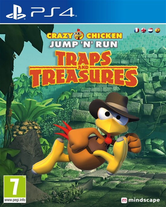 Cover for Ps4 · Crazy Chicken Jump N Run Traps And Treasures ENFRNLES PS4 (Leksaker)