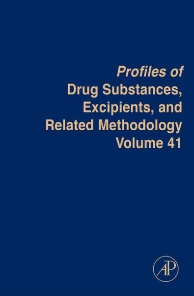 Cover for Profiles of Drug Substances, Excipients and Related Methodology (Hardcover Book) (2016)