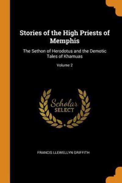 Cover for Francis Llewellyn Griffith · Stories of the High Priests of Memphis (Paperback Book) (2018)