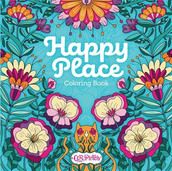 Cover for Car Pintos · Happy Place Coloring Book (Paperback Bog) (2020)