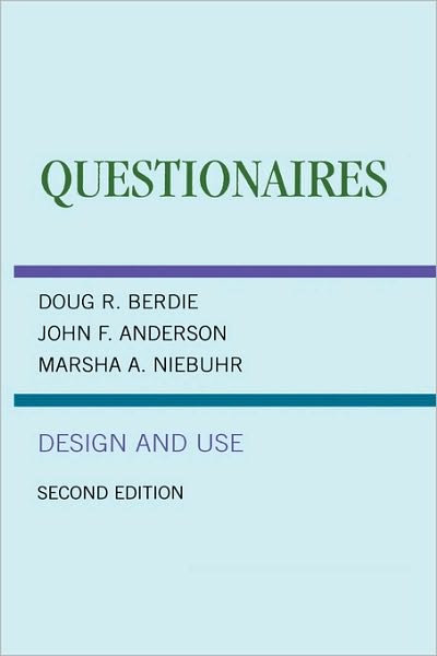 Cover for Douglas R. Berdie · Questionnaires: Design and Use (Hardcover Book) (1992)