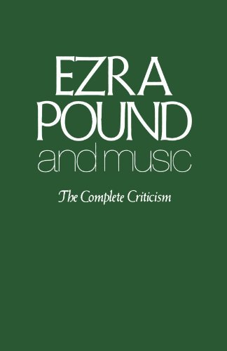 Cover for Ezra Pound · Ezra Pound and Music (Paperback Bog) (1977)