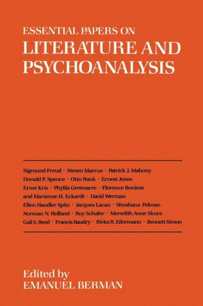 Cover for Charles Darwin · Essential Papers on Literature and Psychoanalysis - Essential Papers on Psychoanalysis (Hardcover Book) (1993)