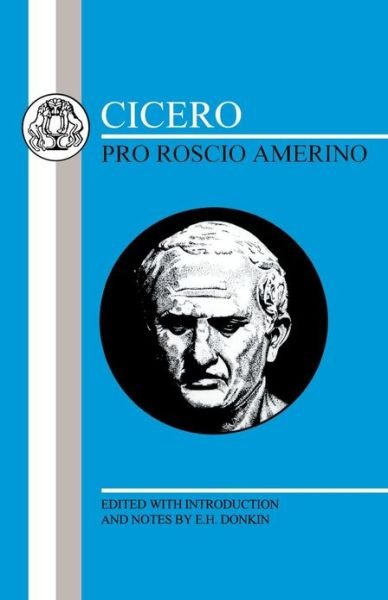 Cover for Cicero · Cicero: Pro Roscio Amerino - Latin Texts (Paperback Book) (1991)
