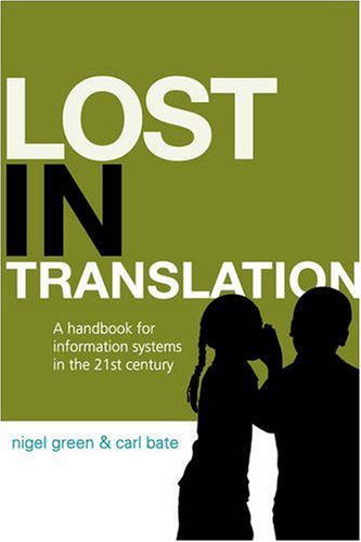 Cover for Carl Bate · Lost in Translation (Paperback Book) [First edition] (2007)
