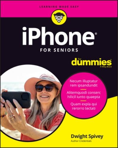 Cover for Dwight Spivey · Iphone for Seniors for Dummies (Taschenbuch) (2022)