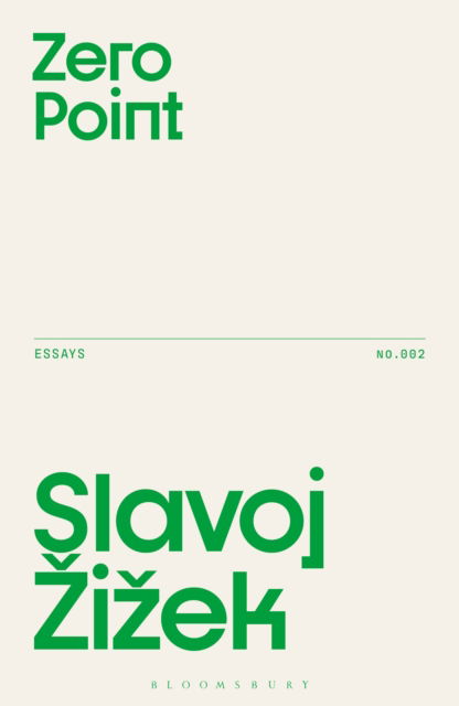 Cover for Zizek, Slavoj (Birkbeck Institute for Humanities, University of London, UK) · Zero Point - Zizek's Essays (Paperback Book) (2025)