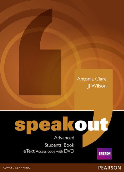 Cover for J Wilson · Speakout Advanced Students' Book eText Access Card with DVD - speakout (Book) [Student edition] (2013)