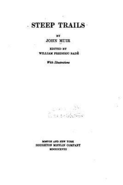 Cover for John Muir · Steep Trails (Taschenbuch) (2016)