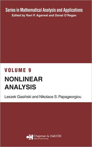 Cover for Leszek Gasinski · Nonlinear Analysis - Mathematical Analysis and Applications (Hardcover Book) (2005)