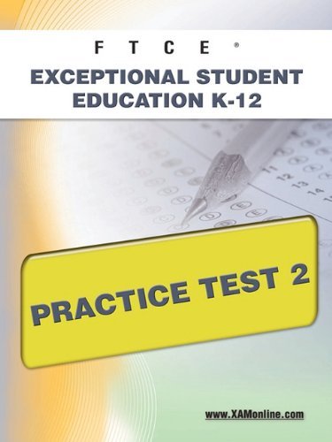 Cover for Sharon Wynne · Ftce Exceptional Student Education K-12 Practice Test 2 (Taschenbuch) (2011)